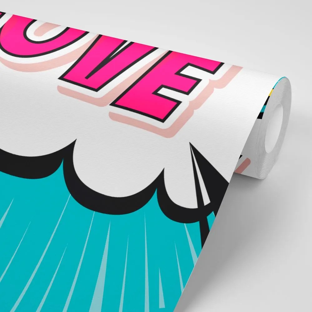 Carta da parati – Design pop art – LOVE