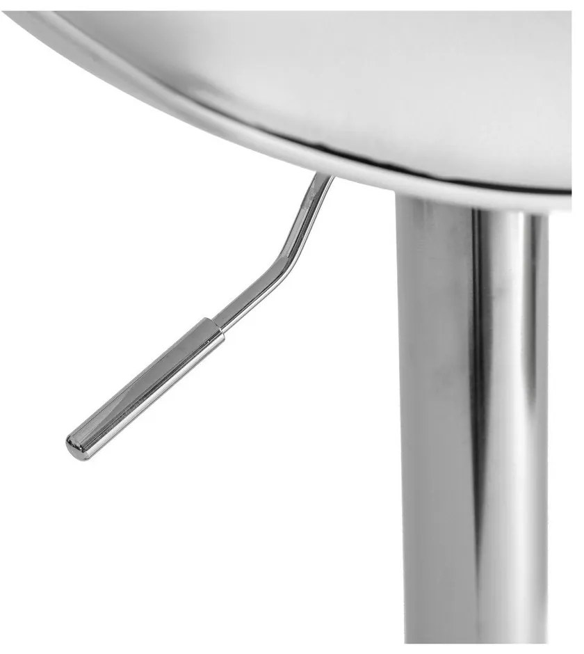 Sgabelli da bar bianchi ad altezza regolabile in similpelle in set di 2 (altezza seduta 56,5 cm) - Casa Selección