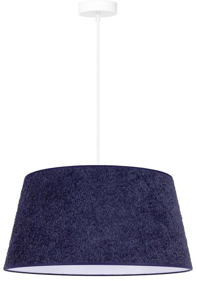 Duolla - Lampadario a sospensione con filo BOUCLE 1xE27/15W/230V diametro 50 cm blu