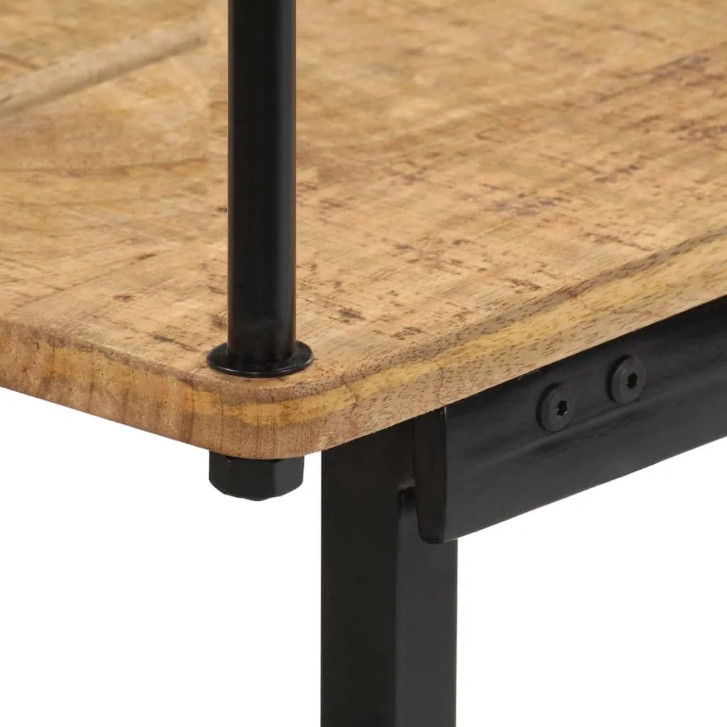 Panca 120x40x70 cm in legno massello di mango
