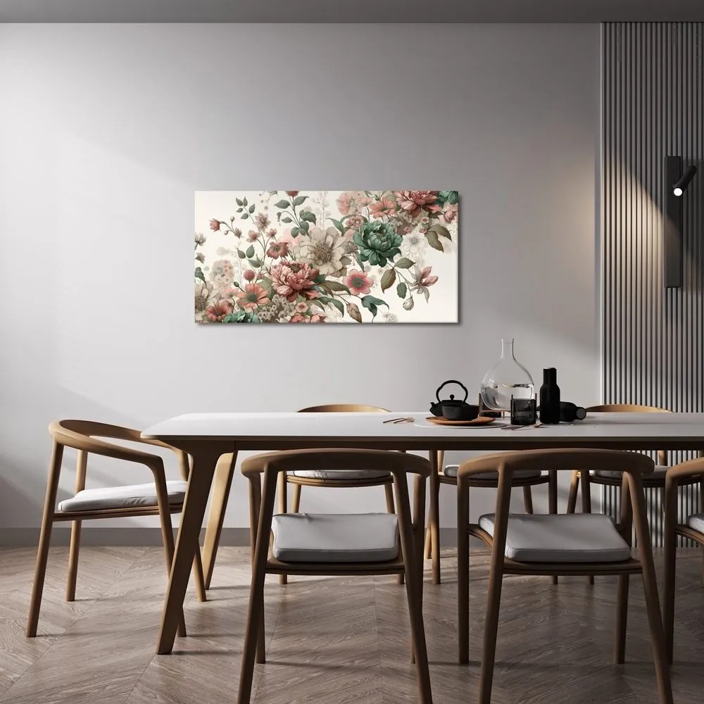Quadro su tela – Giardino in fiore