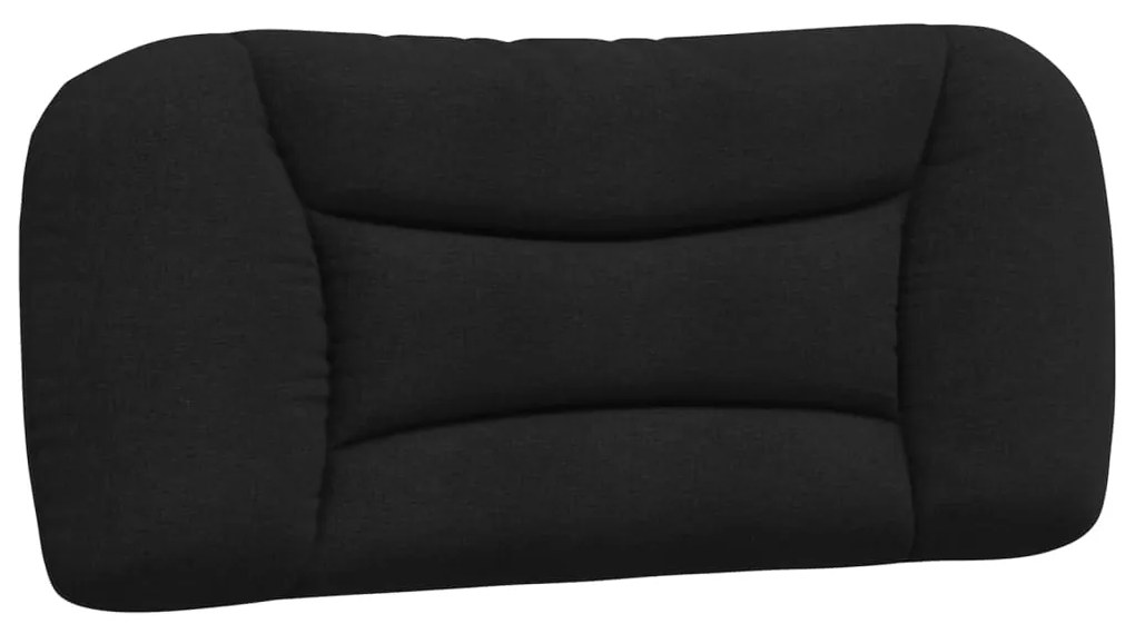 Cuscino testiera nero 90 cm in tessuto