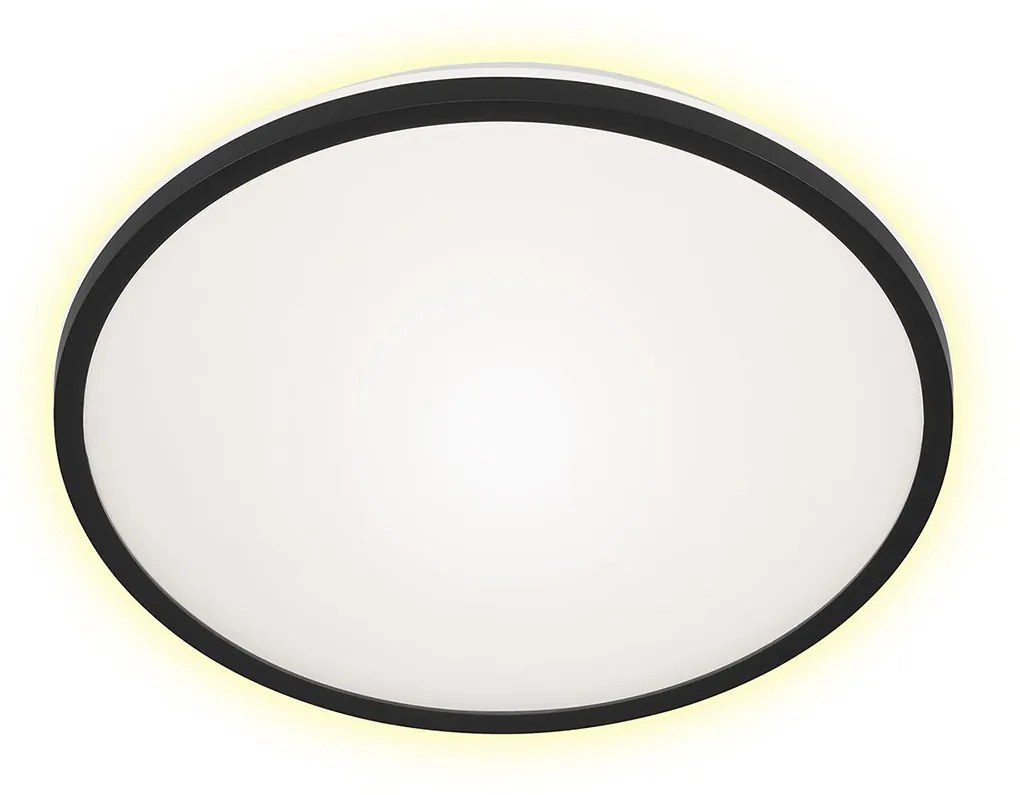 Plafoniera Contemporanea Lana Metallo Nero Led Integrato 15W 4000K