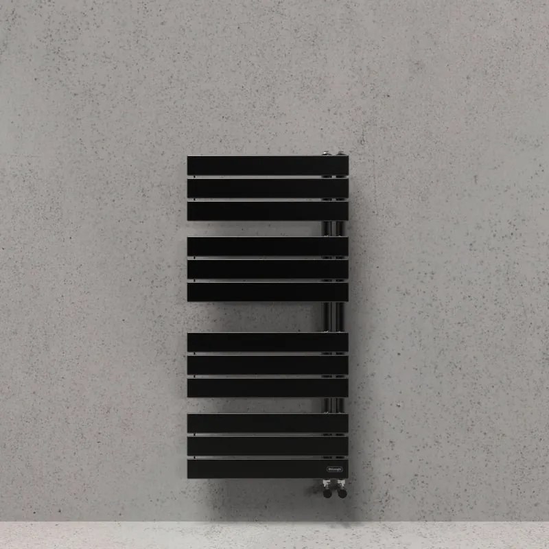 Scaldasalviette ad acqua calda DE'LONGHI MADEIRA Grigio antracite interasse 50 mm, L 55 x H 110 cm