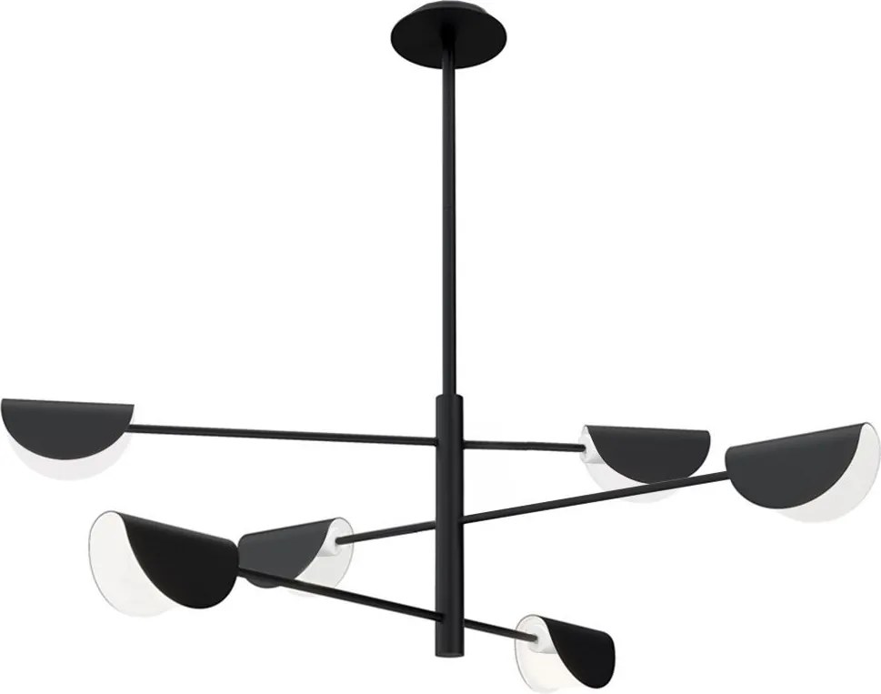 Lampada da soffitto APP1261-6CP BLACK
