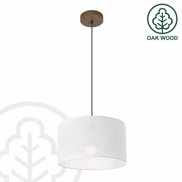 Brilagi - LED Lampadario a cavo ANTHONY 1xE27/60W/230V rovere/noce/bianco