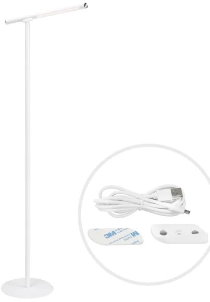 Briloner 1384-016 - Lampada da terra touch dimmerabile a LED 2in1 LED/2,3W/5V