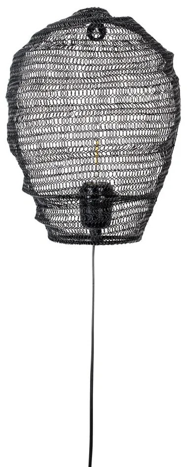 Lampada da parete nera Lena - White Label