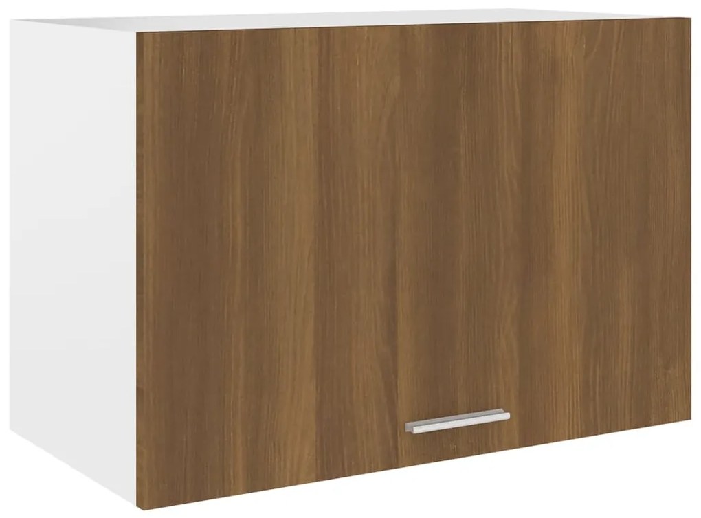 Mobile pensile rovere marrone 60x31x40 cm in legno multistrato