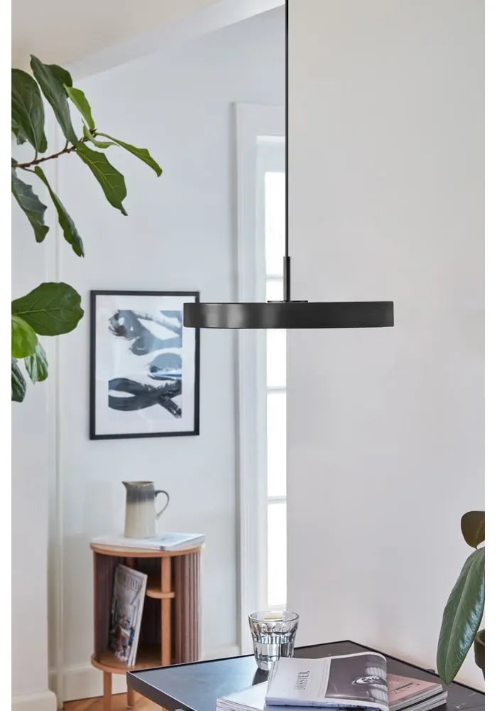 Apparecchio a sospensione LED nero con paralume in metallo ø 31 cm Asteria Mini - UMAGE