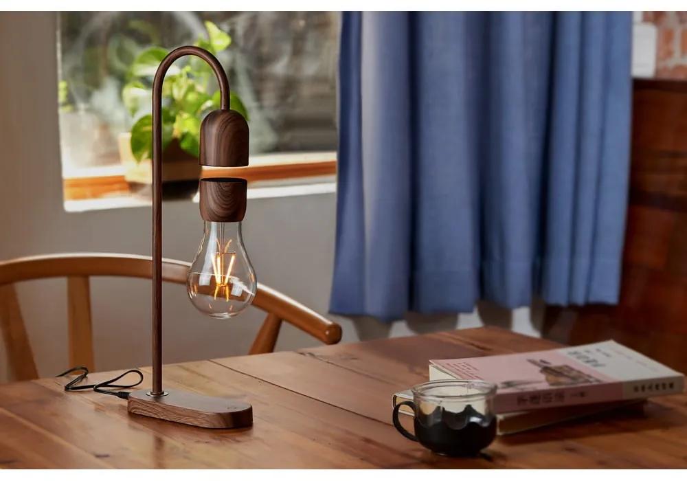 Lampada da tavolo marrone scuro (altezza 36,5 cm) Evaro - Gingko