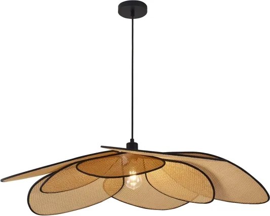 Lampadario a sospensione con filo TOBAGO 1xE27/20W/230V diametro 100 cm beige