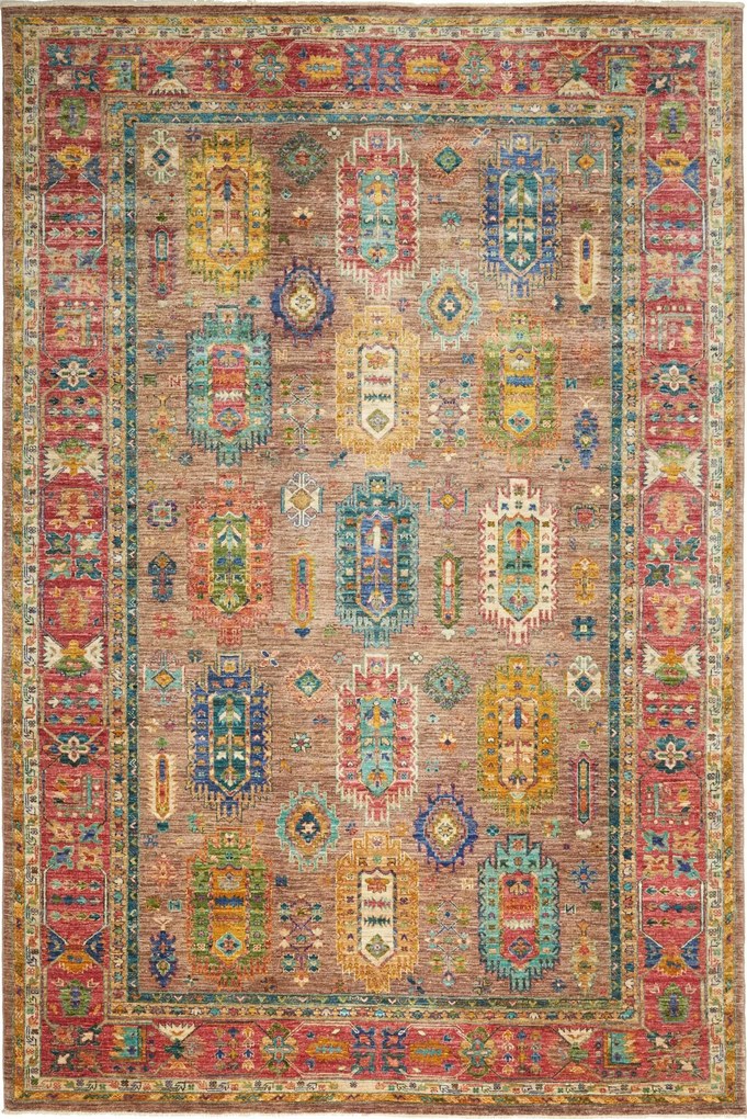 Samarkand Tappeto orientale 300x210 Marrone (Pakistan) Annodato A Mano