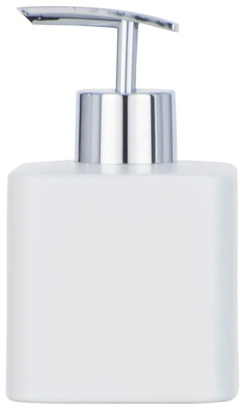 Distributore di sapone in ceramica grigio chiaro, 290 ml Hexa - Wenko