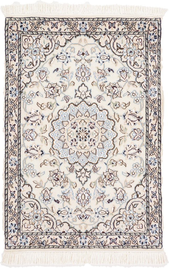 Nain Tappeto persiano 90x60 (Iran) Annodato A Mano