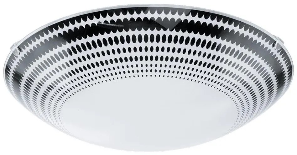 Eglo 95291 - Plafoniera LED MAGITTA LED/16W/230V Ø 31,5 cm nero/bianco