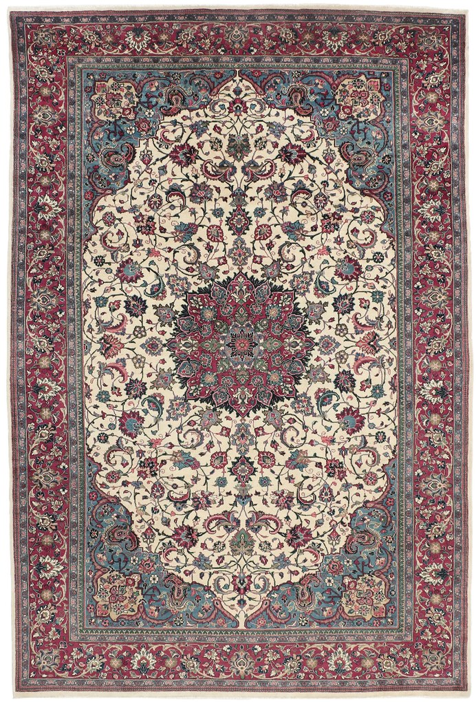 Sarouk Tappeto persiano 340x220 (Iran) Annodato A Mano