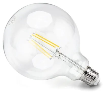 Lampadina LED FILAMENT G125 E27/6W/230V 2700K - Aigostar