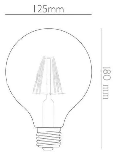Lampada LED Globo 4,5W E27 DarkLight Colore  Bianco Naturale 4.000K