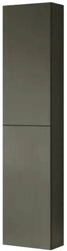 Colonna per mobile bagno Pixel 2 ante P 27 x L 30 x H 160 cm laccato opaco grigio carbone