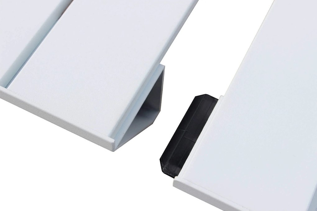 ARIZONA - set tavolo in alluminio cm 100 x 51,50/104/156/208/260 x 74 h con 10 poltrone Lotus