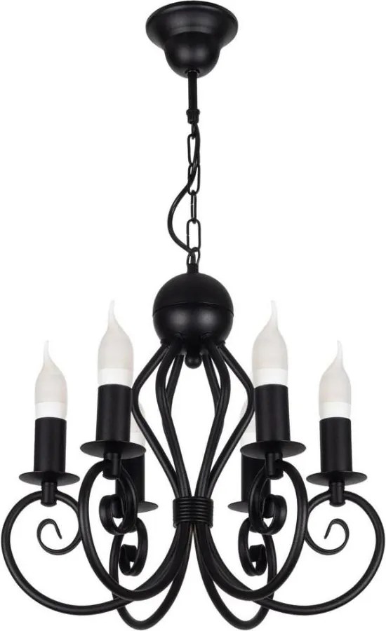 Lampadario a sospensione con catena VINCENT 6xE14/40W/230V