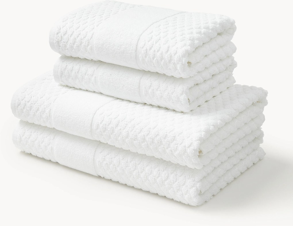 Set di asciugamani Katharina, varie misure