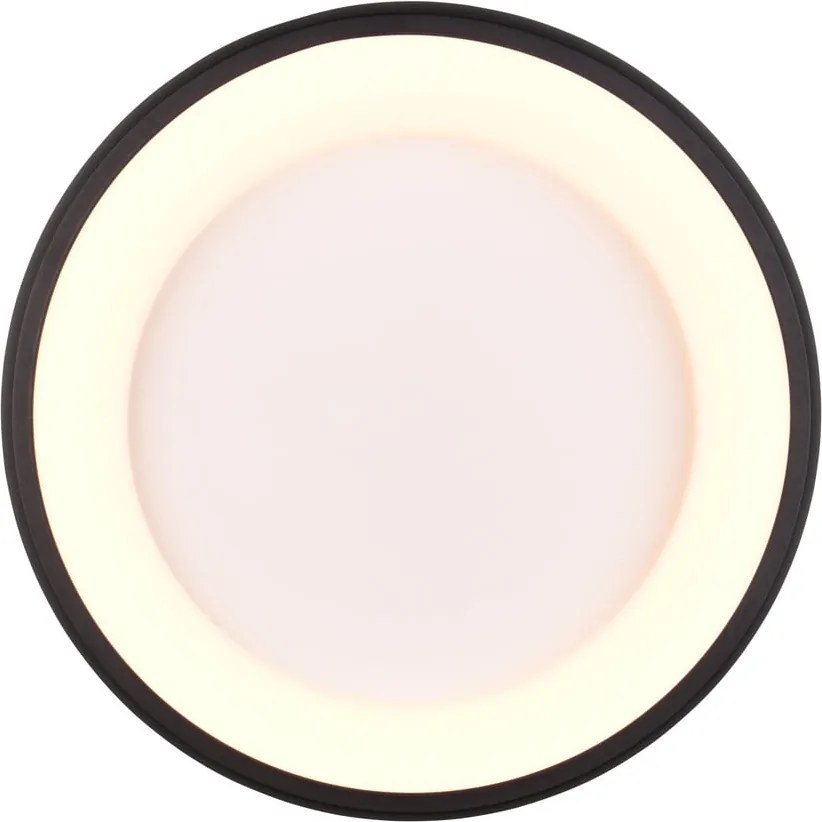 Plafoniera a LED dimmerabile nera Cardona - Trio