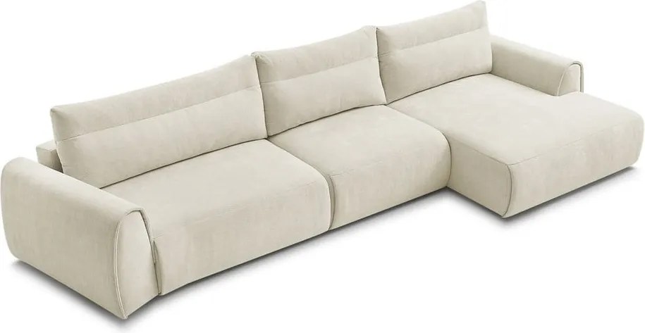 Divano angolare beige Aden – Bobochic Paris