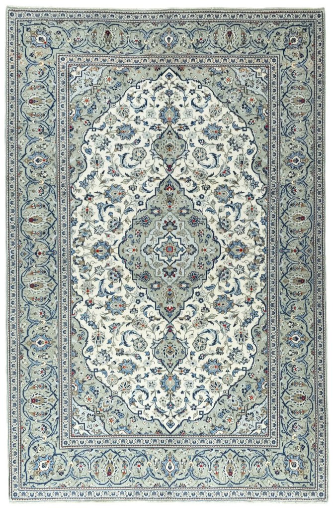 Kashan Tappeto persiano 200 x 300 Beige (Iran) Annodato A Mano