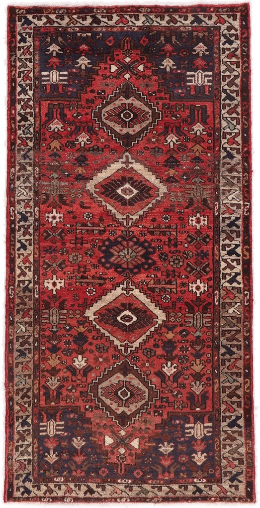 Hamedan Tappeto persiano 210 x 100 (Iran) Annodato A Mano