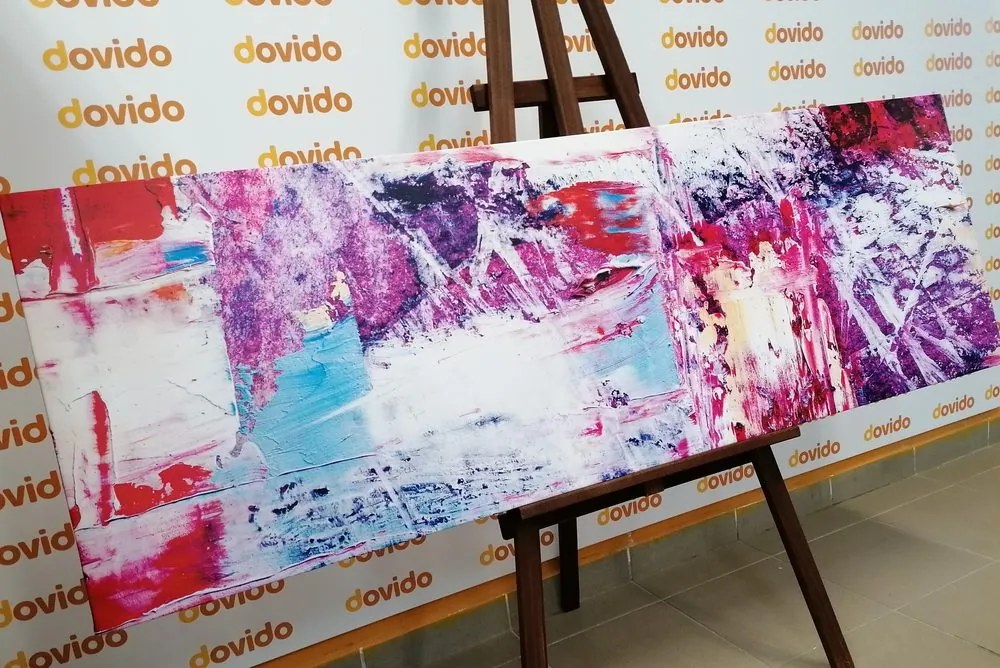 Quadro su tela – Texture viola