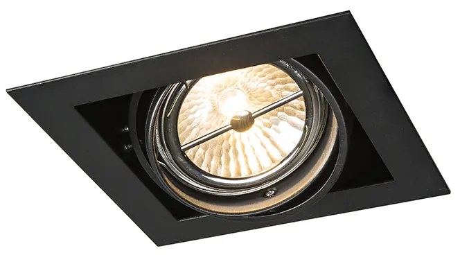 Faretto da incasso nero G53 111mm regolabile - Oneon