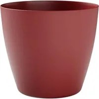 Vaso da Interno e Esterno 30x30x27 cm in Plastica Bayon 30 Rosso