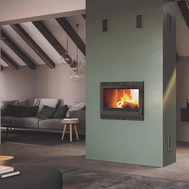 Inserto a legna INVICTA  Sirocco  5 Stelle 8,5KW