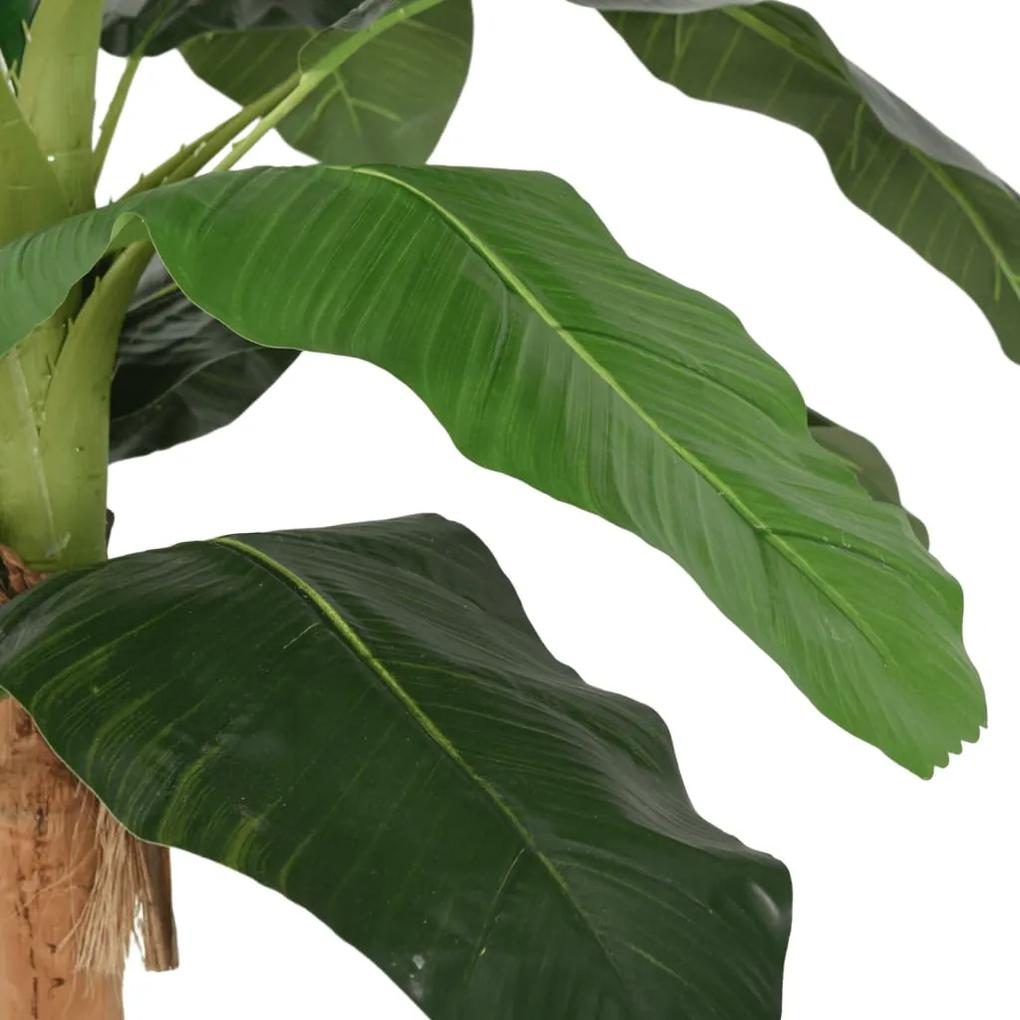 Albero di Banano Artificiale 22 Foglie 200 cm Verde