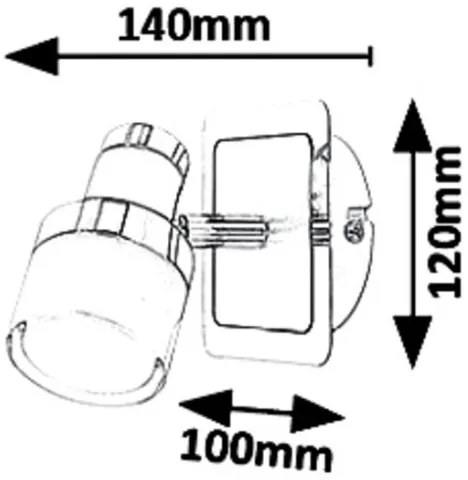 Rabalux 5021 - Applique LED HAROLD LED/5W/230V IP44