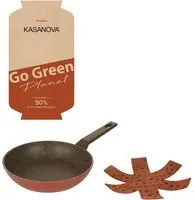 Padella 24 cm con salvapadella Go Green Planet