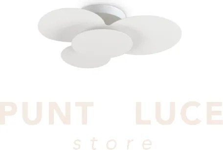 Cloud plafoniera led 3000k 33w 3300 lm l.52cm in metallo