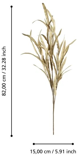 Eglo 428232 - Fiore artificiale KUNMING 82 cm beige