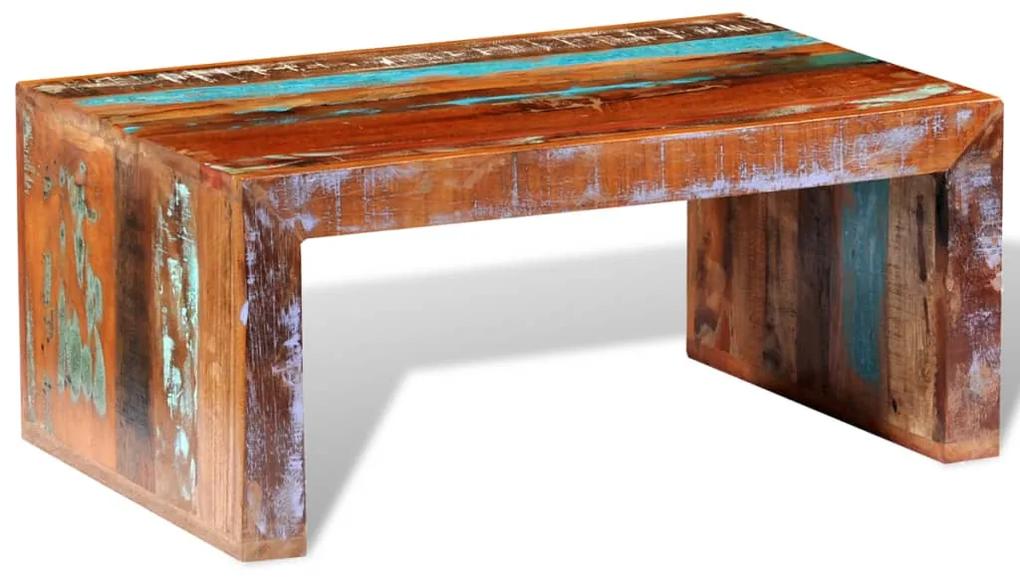 Tavolino da caffè in legno di recupero