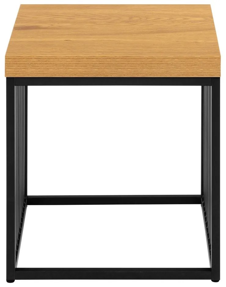 Tavolino con piano effetto rovere 40x40 cm Strington – Actona