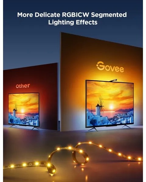 Govee - TV Backlight 3 Lite TV 75-85” SMART LED retroilluminazione RGBICW Wi-Fi IP67