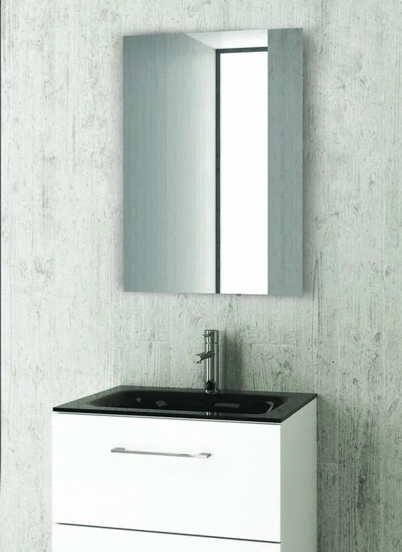 Specchio bagno 70x100 semplice rettangolare reversibile | KAM-S100 - KAMALU
