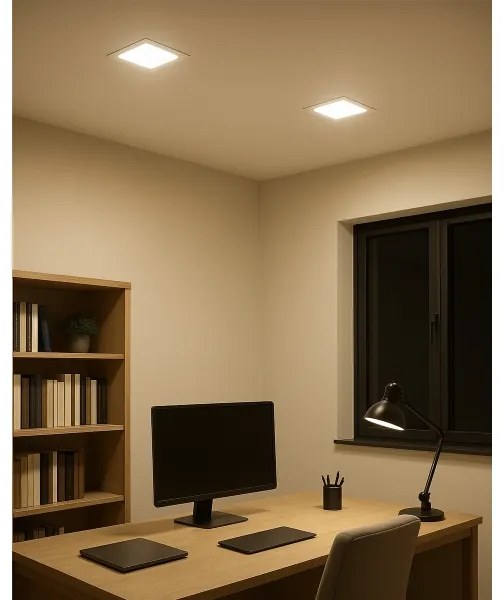 Lampada LED da incasso SQUARE LED/15W/230V 4200K 18,8x18,8 cm bianco