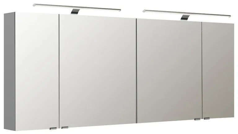 Pensile con luce Cassca PELIPAL bianco L 90 x H 156 x P 23 cm