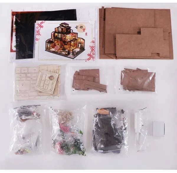 2Kids Toys - Miniatura villa Sakura elegante, 2xAAA