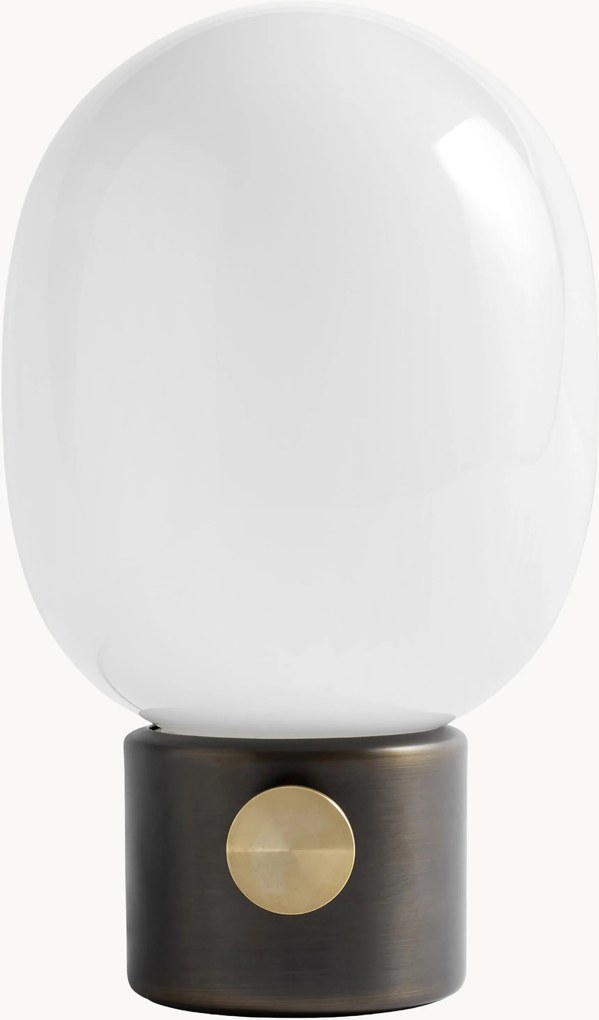 Lampada da tavolo piccola con luce regolabile JWDA, alt. 29 cm