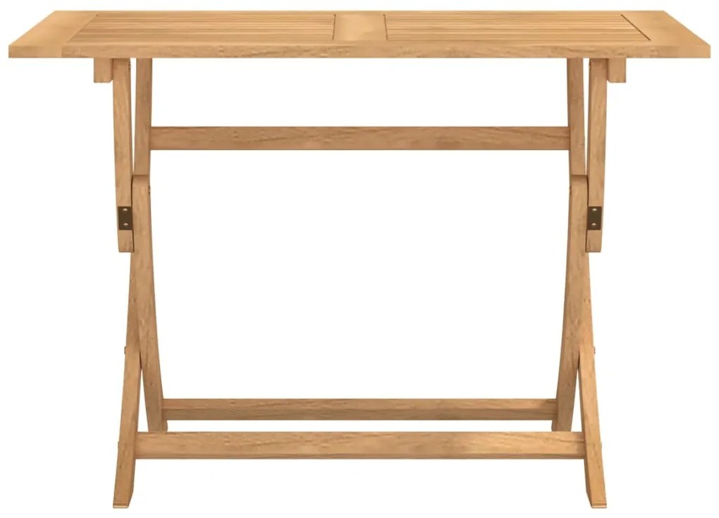 Tavolo da giardino pieghevole 110x55x75cm legno massello acacia