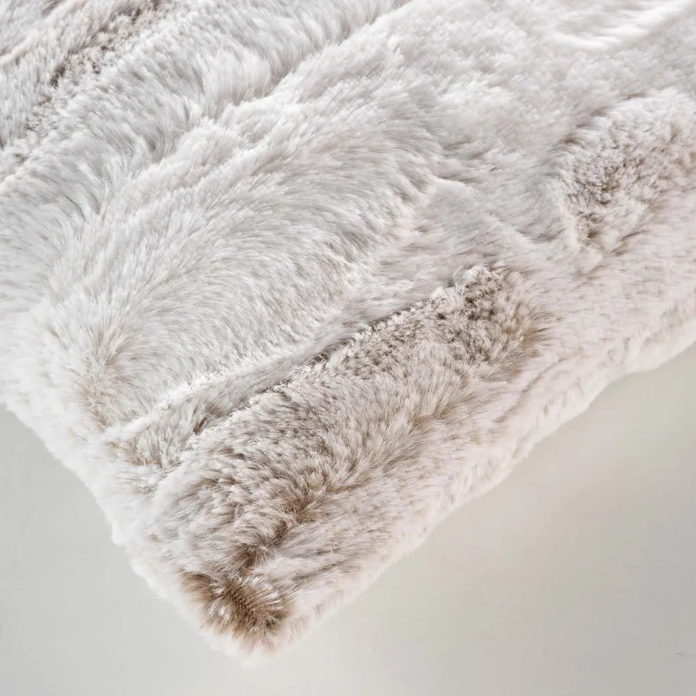 Cuscino decorativo in pelliccia finta 45x45 cm Lynx – douceur d'intérieur
